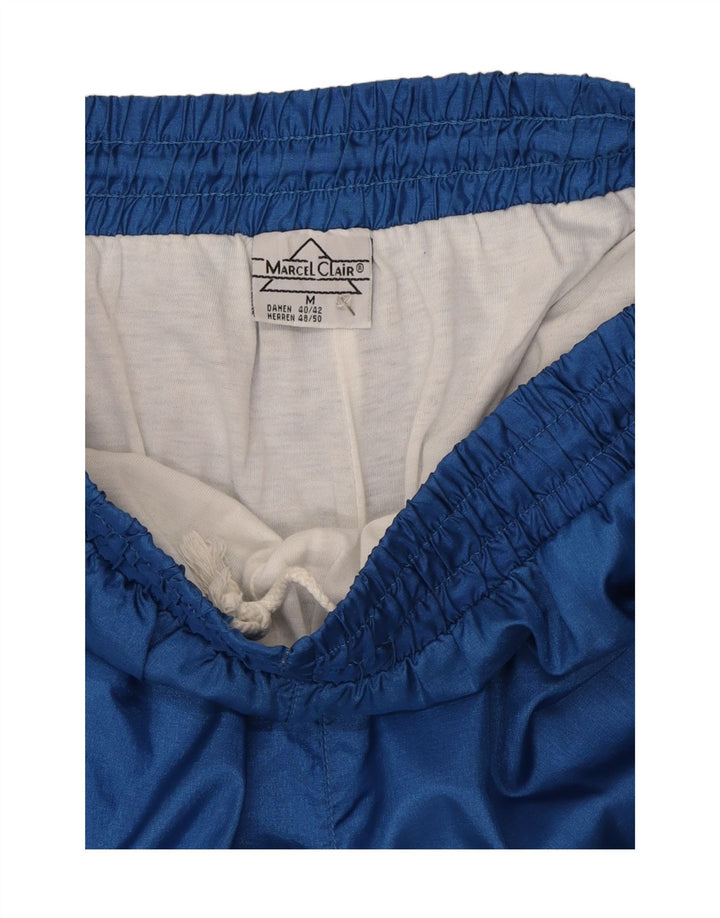 Marcel Clair Mens Tracksuit Trousers Joggers Medium Blue Colourblock