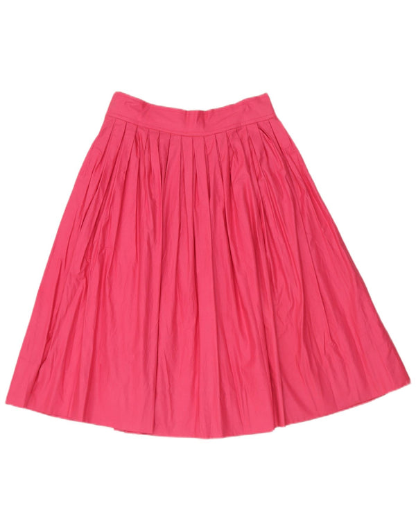 jupe plissée femme vintage W24 XS Rose