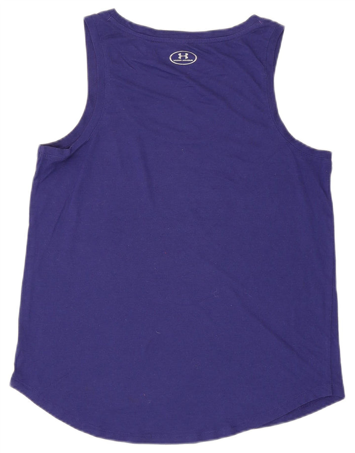 Under Armour Womens Vest Top UK 14 Medium Purple