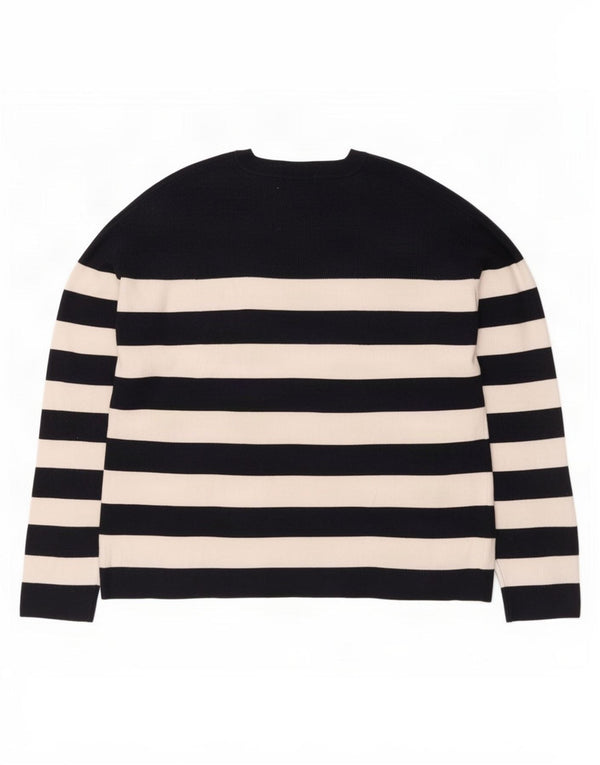 Marks & Spencer Pull col bateau pour femme UK 16 Large Bleu marine