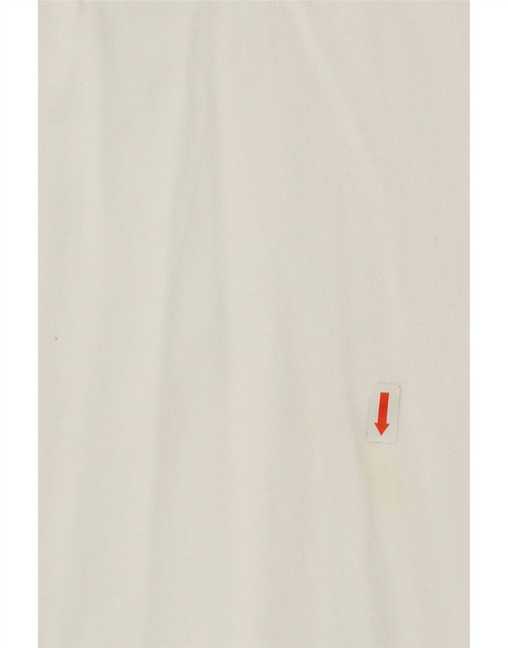 KAPPA Mens Polo Shirt Large White Cotton Vintage Kappa and Second-Hand Kappa from Messina Hembry 