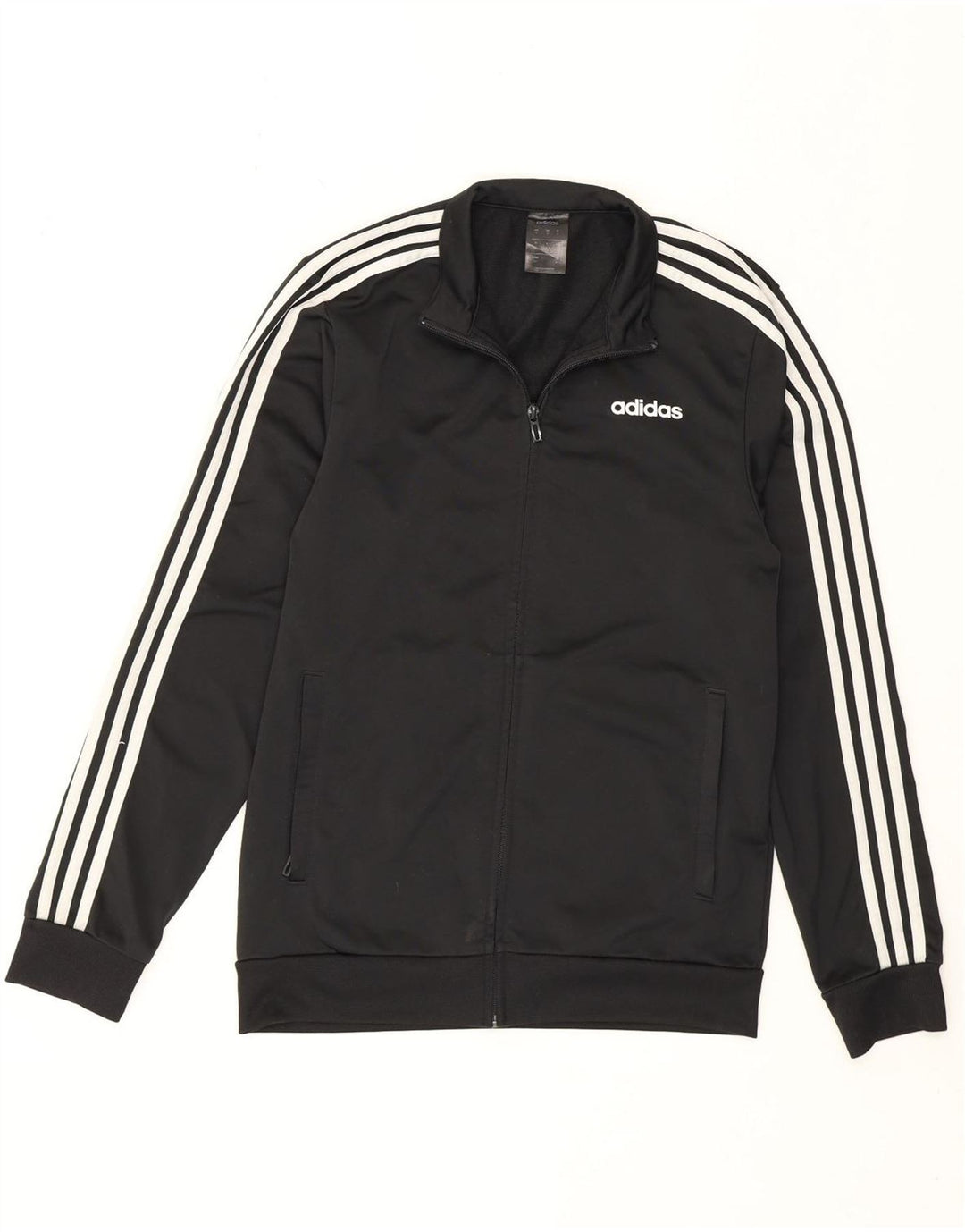 Adidas Mens Treino Top Jacket Pequeno Poliéster Preto