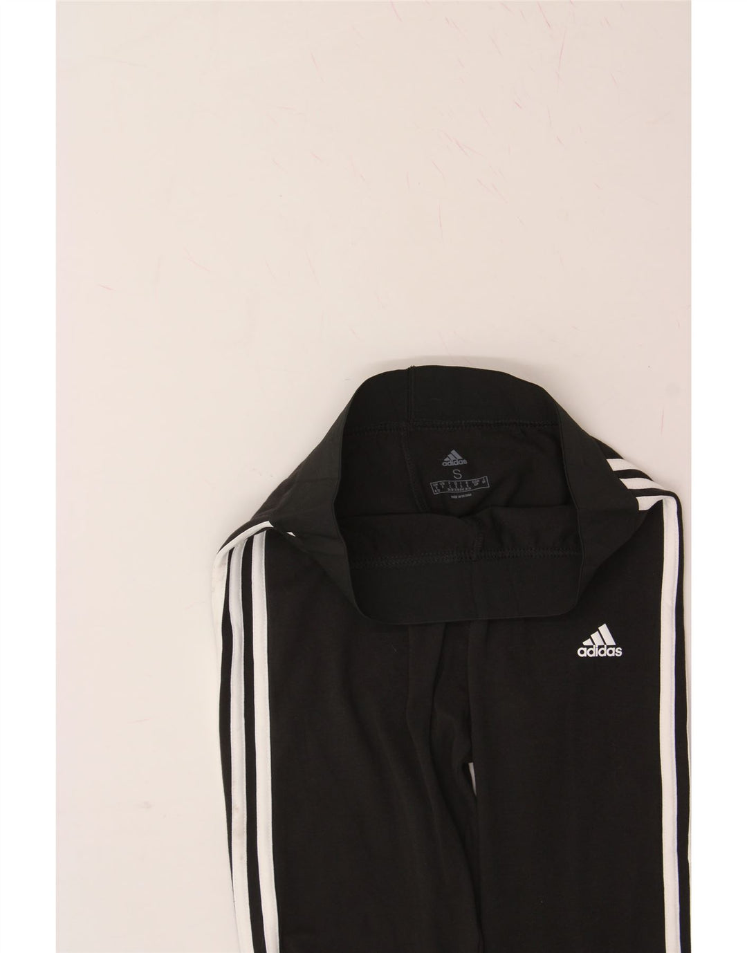 ADIDAS Womens Leggings UK 8/10 Small  Black Vintage Adidas and Second-Hand Adidas from Messina Hembry 