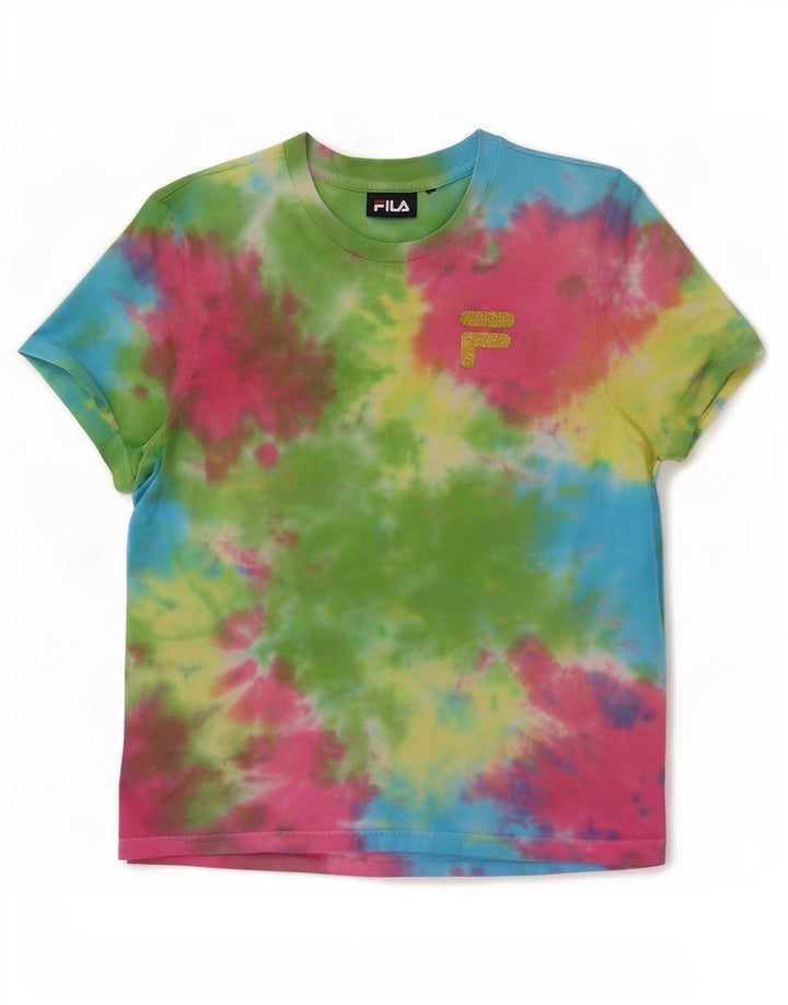 Tricou Fila Femei Top UK 12 Medium Multicolor Tie Dye