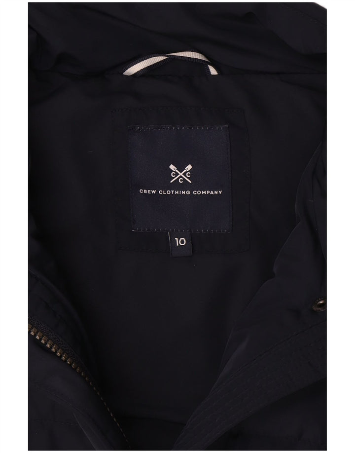 Crew Clothing Womens Oversized Padded Gilet UK 10 Small Navy Blue Polyester