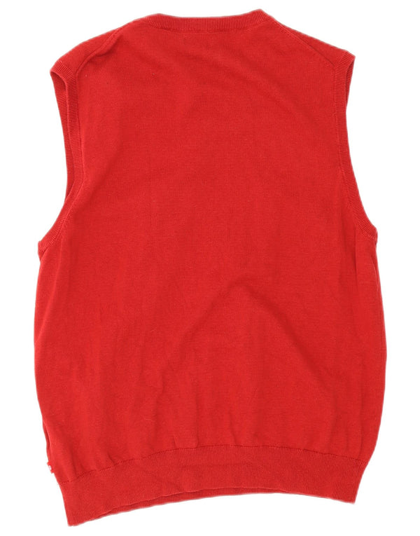 Canottiera da uomo Izod grande rossa in cotone