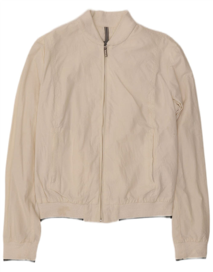 DIADORA Womens Tracksuit Top Jacket UK 18 XL White Polyamide