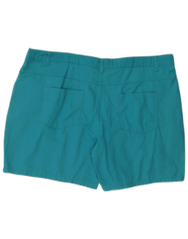Mountain Warehouse Short Chino Regular pour Femme UK 18 XL W38 Bleu Coton
