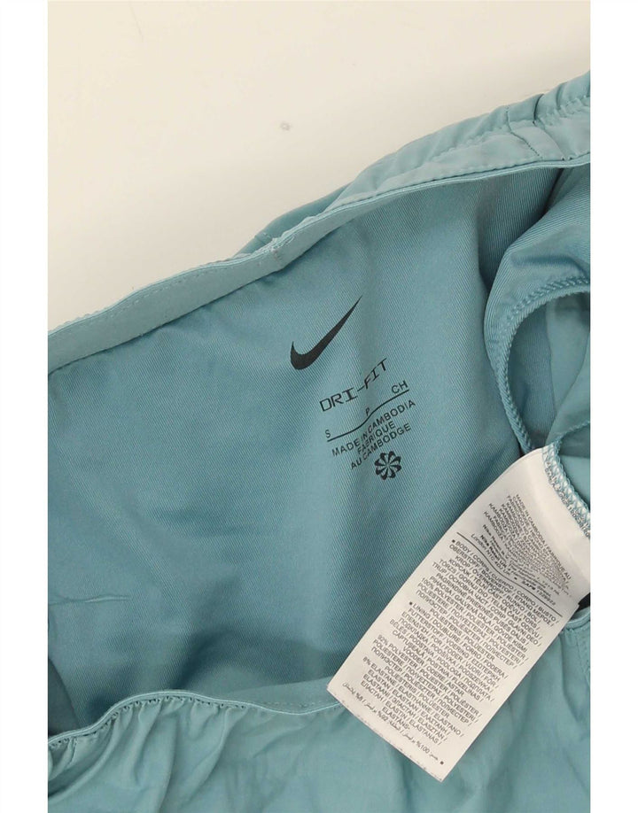 Nike Mens Dri Fit Sport Shorts Small Blue Colourblock Polyester