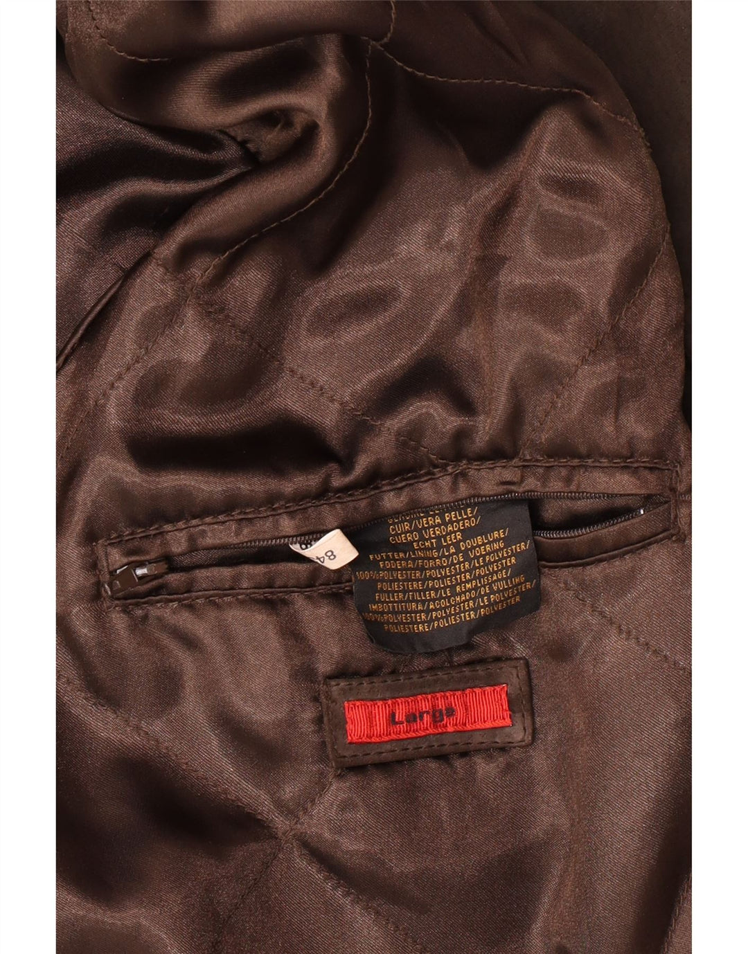 Vintage Mens Suede Jacket UK 40 Large Brown Leather
