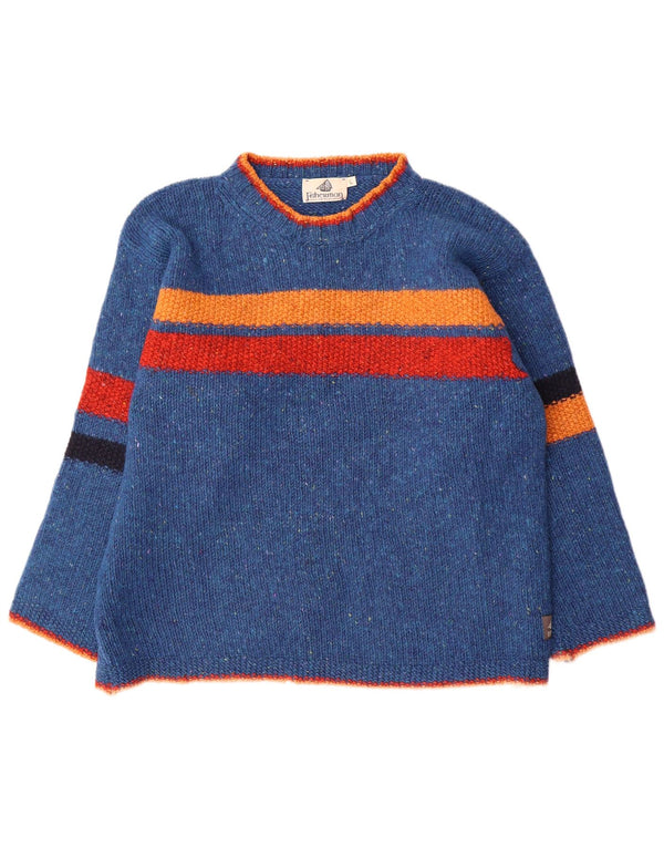 Fisherman Out Of Ireland Mens Crew Neck Jumper Sweater Large Blue