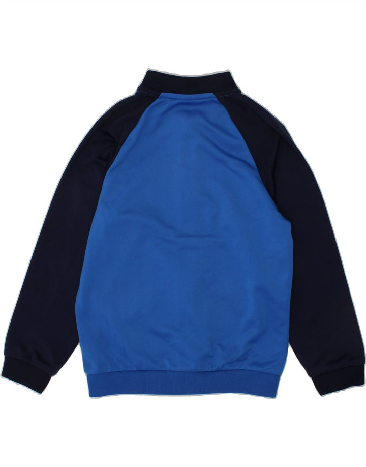 PUMA Boys Graphic Tracksuit Top Jacket 3-4 Years Blue Colourblock Vintage Puma and Second-Hand Puma from Messina Hembry 