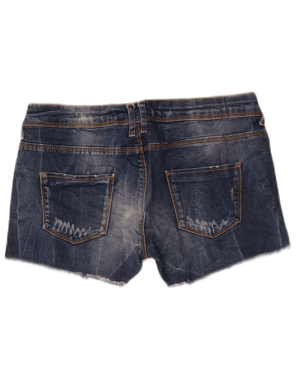 Zara női Distressed farmer rövidnadrág EU 38 kicsi W28 kék