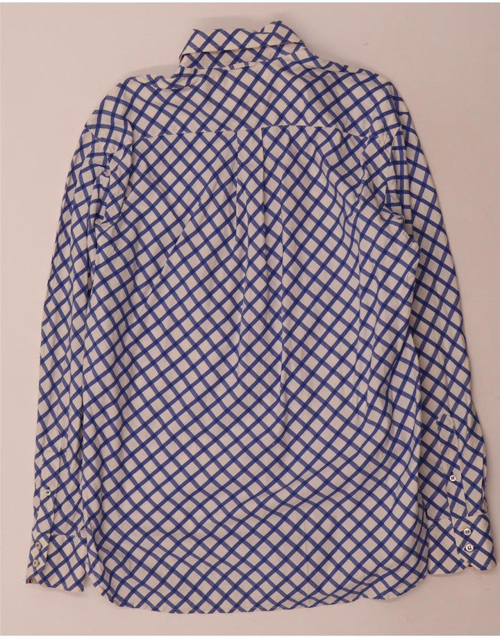 Tommy Hilfiger Chemise Homme Small Bleu Géométrique Coton