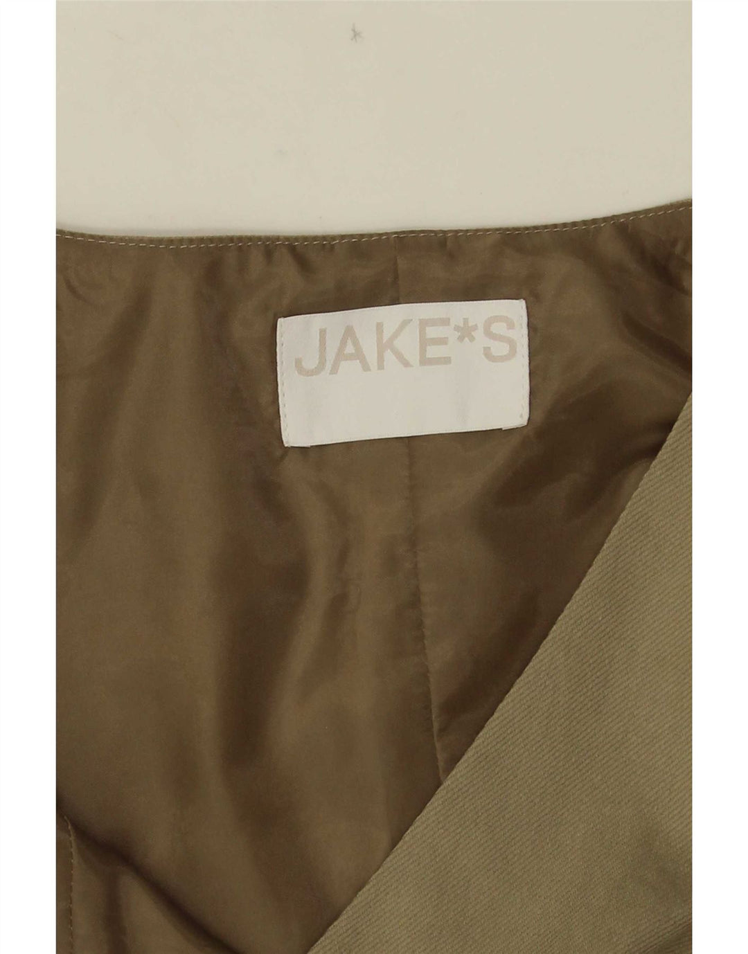 Jake's Womens Waistcoat UK 12 Medium Khaki