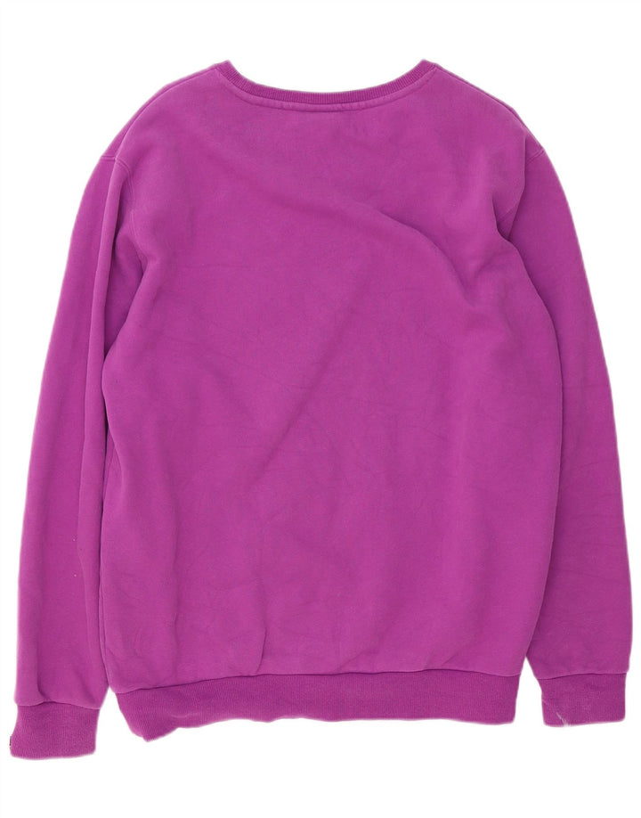 Ellesse Mens Sweatshirt Jumper Medium Purple Cotton