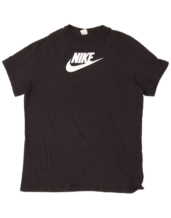 Nike Mens Loose Fit Graphic T-Shirt Top 2XL Black Cotton