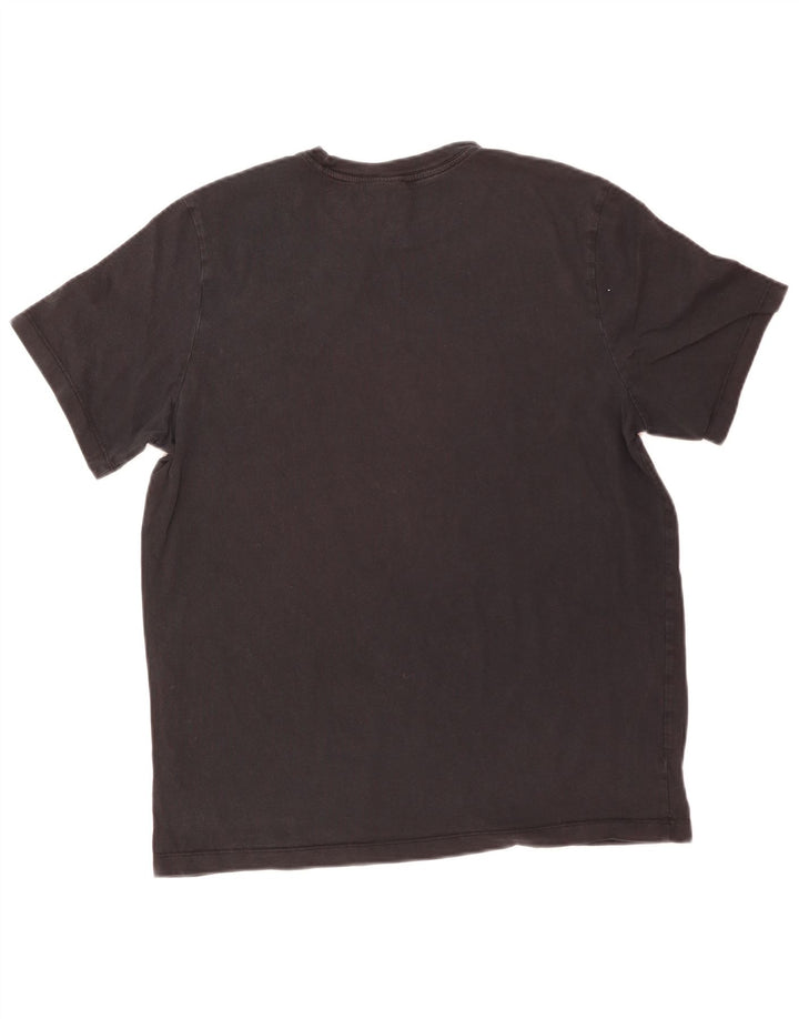 T-shirt da uomo Nike Top grande in cotone nero
