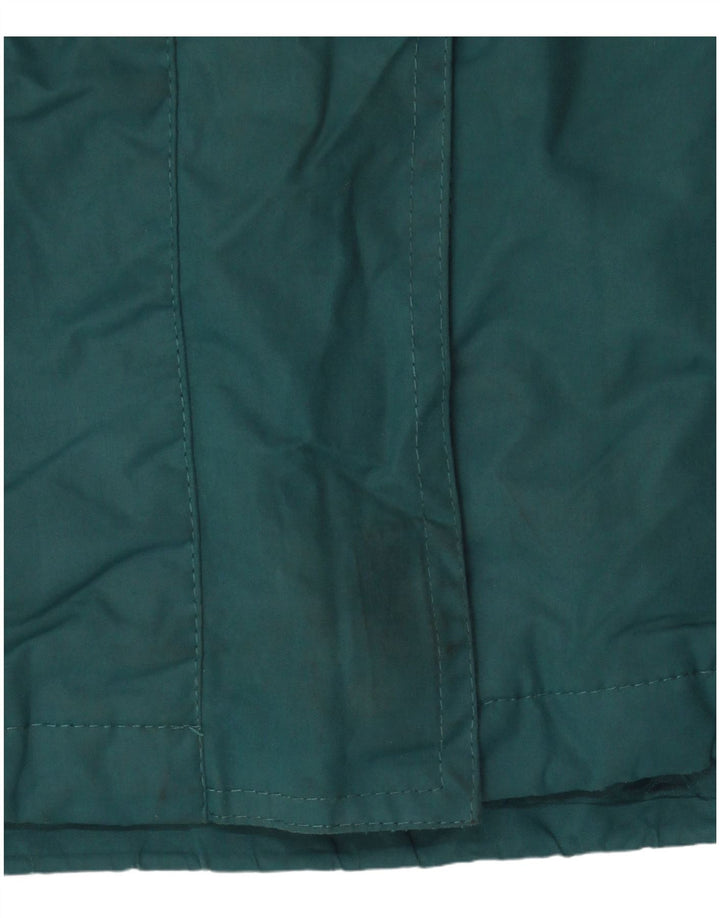 MOUNTAIN WAREHOUSE Womens Hooded Rain Jacket UK 22 3XL Green Polyester