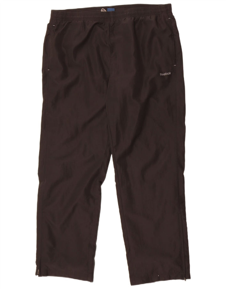 Reebok Mens Tracksuit Trousers XL  Black Polyester