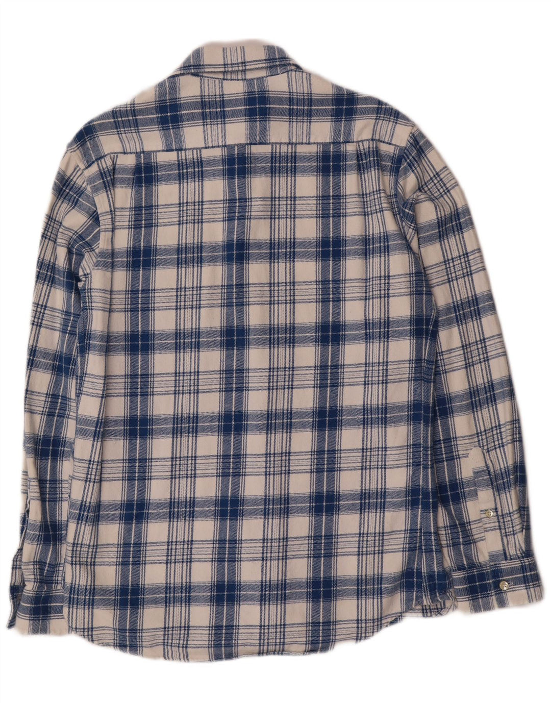 Koszula flanelowa męska Jack Wills, bawełniana w średnią niebieską kratkę