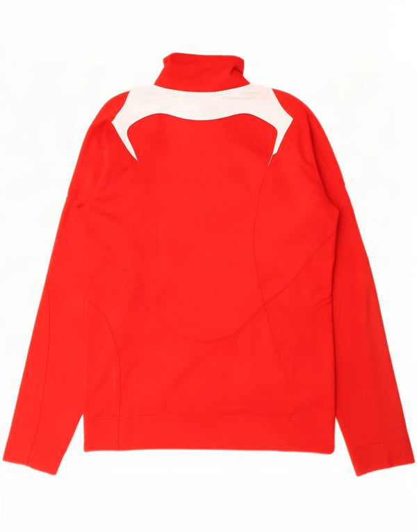 Γυναικεία αθλητική φόρμα Adidas Top Jacket UK 10 Small Red Colourblock Polyester