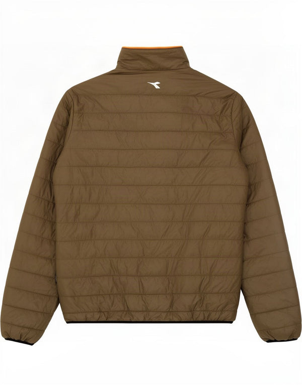 Diadora Chaqueta acolchada reversible utilitaria para hombre UK 42 XL Poliéster caqui