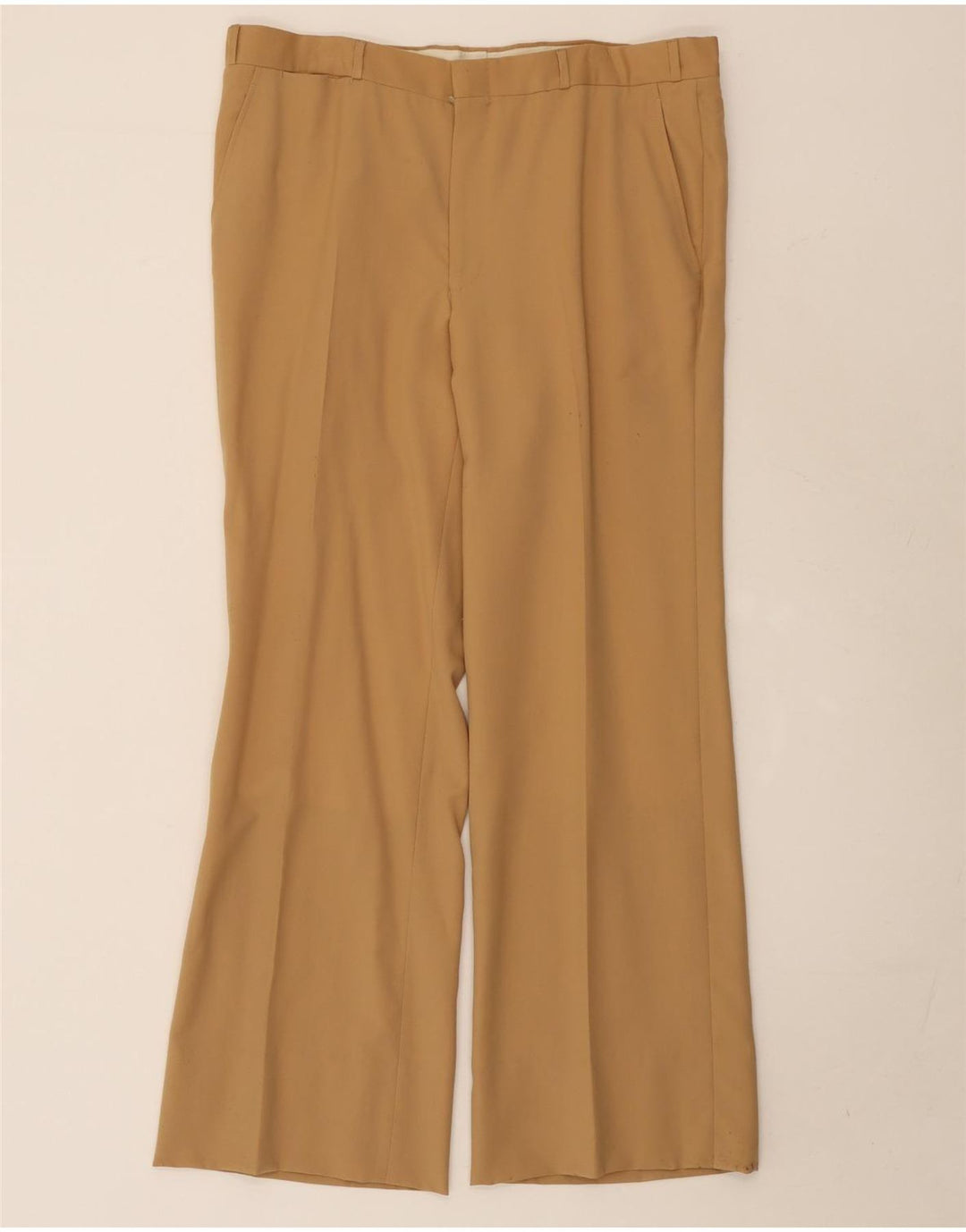Vintage Mens 2 Button Piece Suit UK 38 Medium W36 L29 Beige