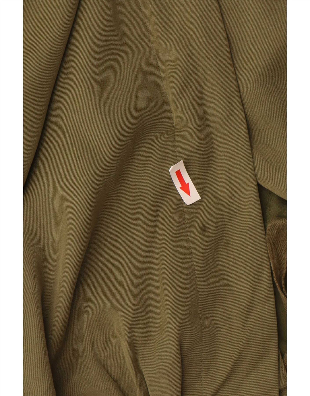 Marks & Spencer Womens Hooded Parka Jacket UK 16 Large Khaki Polyester