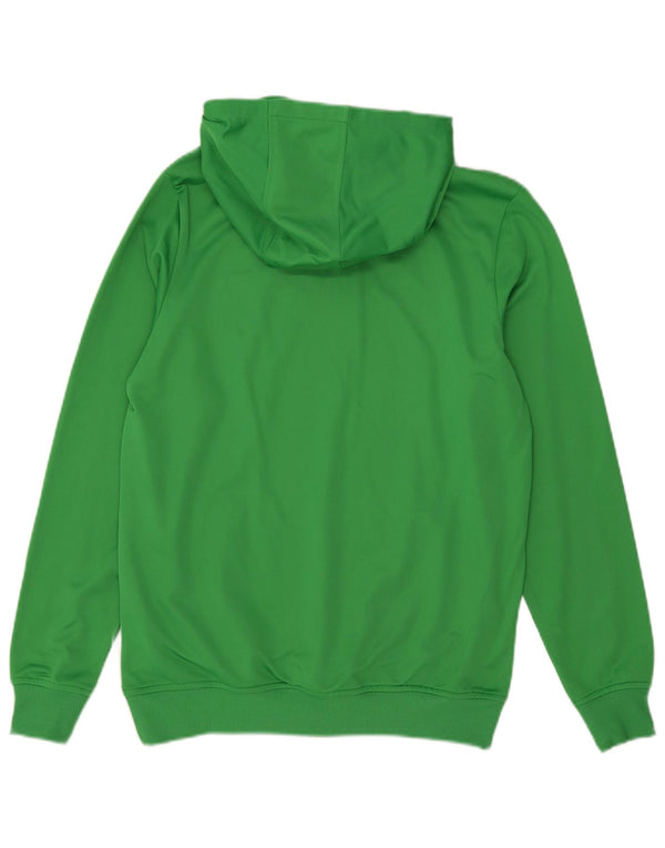 Umbro Boys Hoodie Jumper 13-14 Years XL Green Polyester
