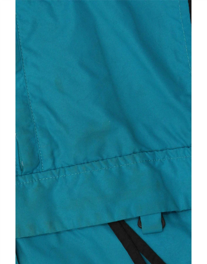 Columbia Womens Oversized Ski Jacket UK 14 Medium Turquoise Colourblock