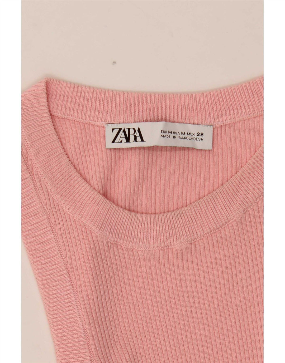 Top damski z kamizelką Zara UK 12, średni róż