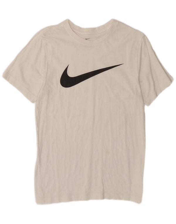 Nike grafisk T-shirt top til mænd, lille hvid