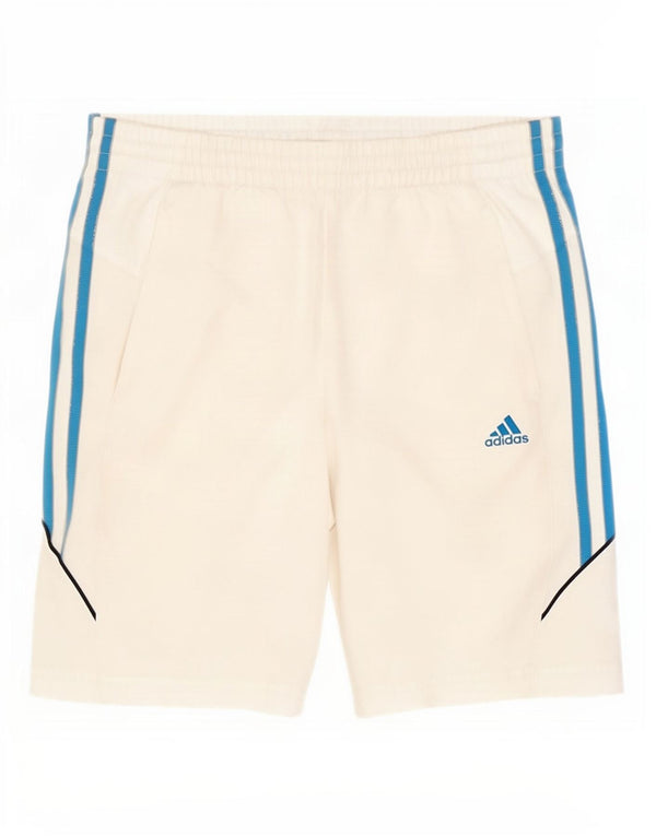 Adidas Boys Climalite Sportshorts 11-12 år Hvid Polyester
