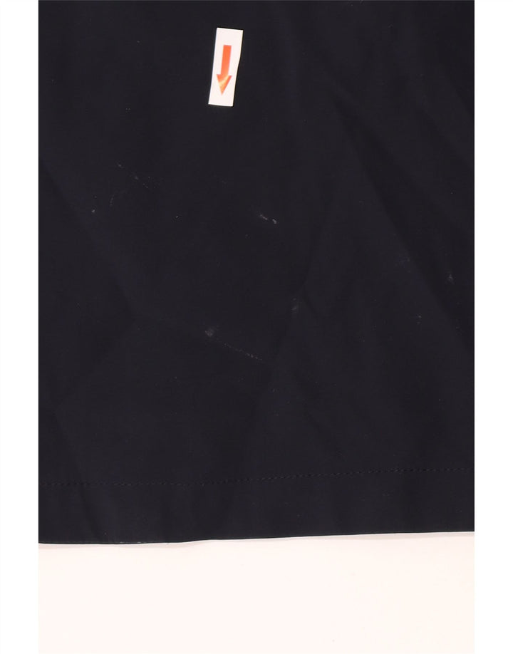 Michael Kors Mens Overcoat UK 36 Small Navy Blue Polyester