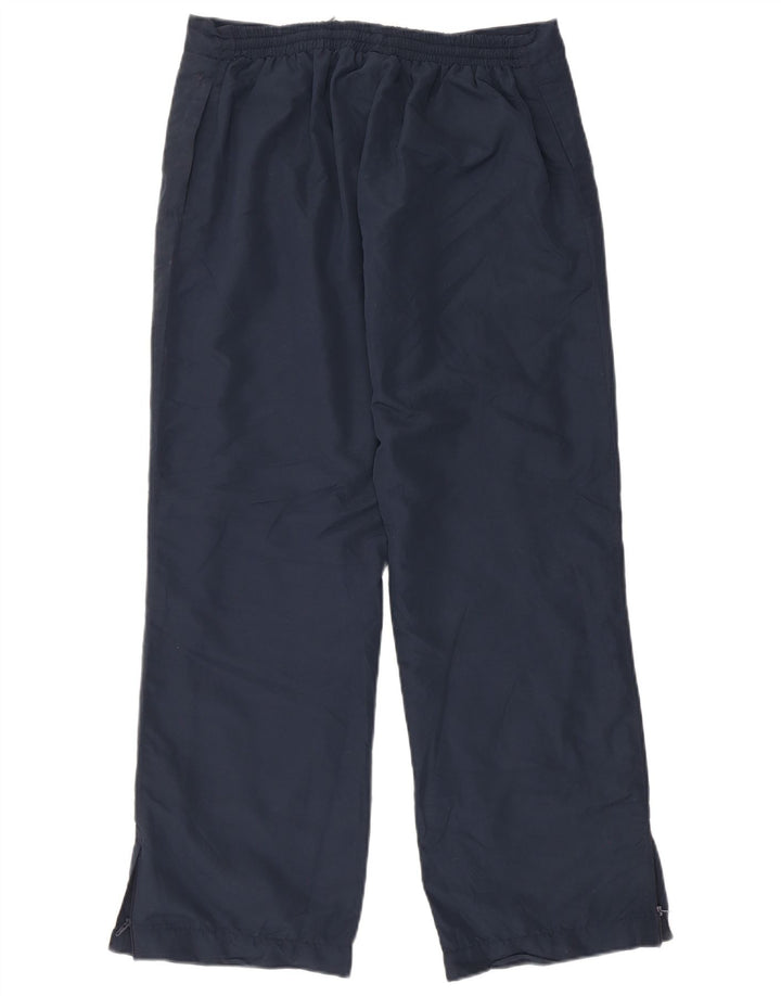 UMBRO Womens Tracksuit Trousers UK 14 Medium Navy Blue Polyester