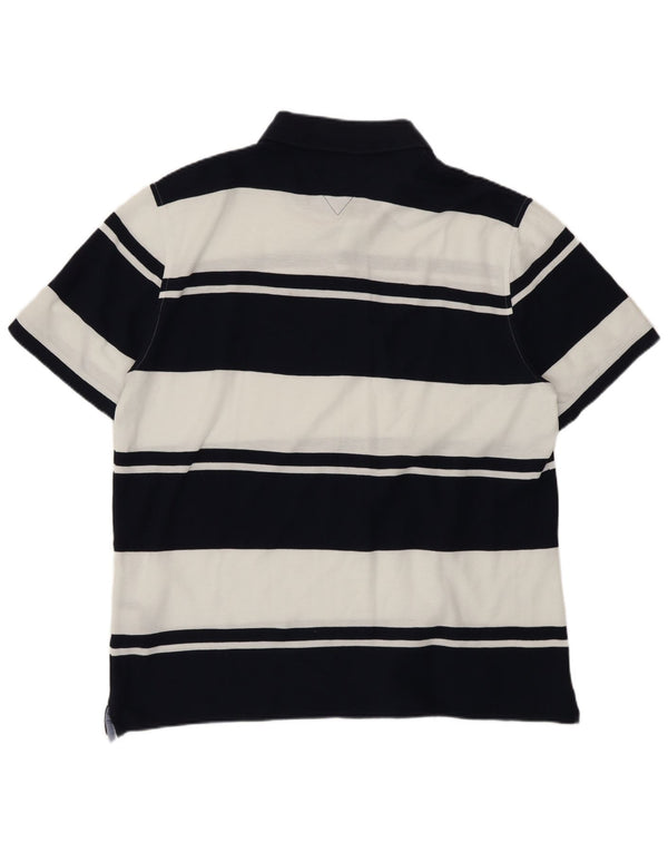 Tommy Hilfiger Polo Shirt til mænd XL Marineblå stribet bomuld