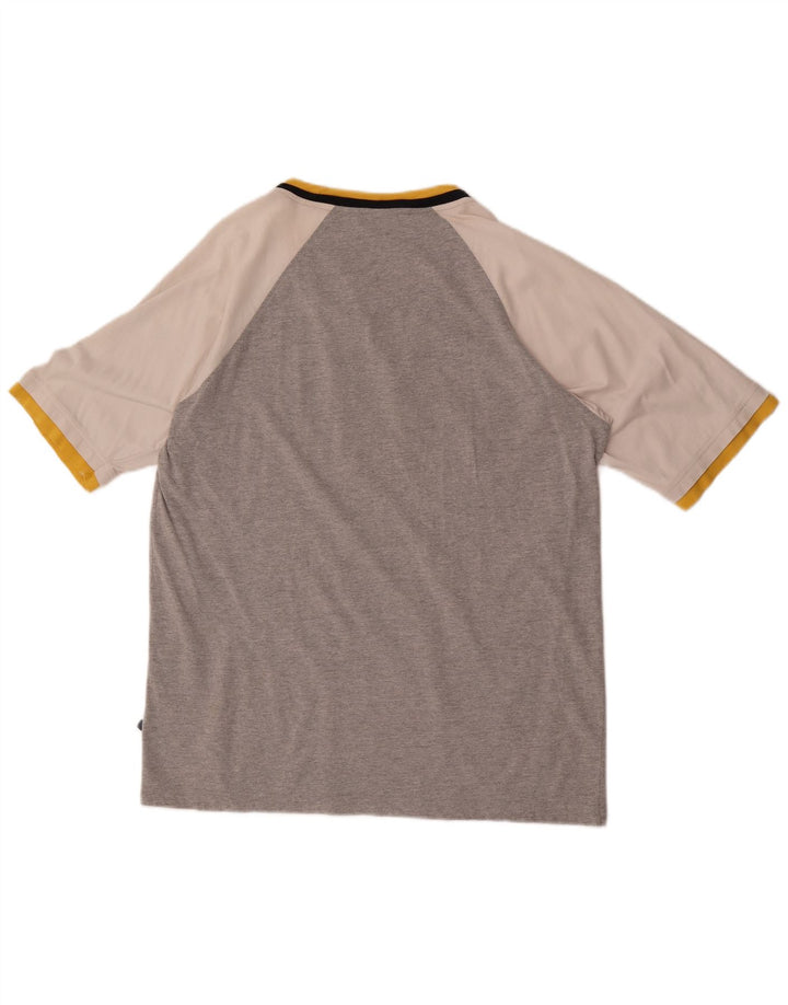 Asics Herre Grafisk T-Shirt Top Stor Grå Colourblock