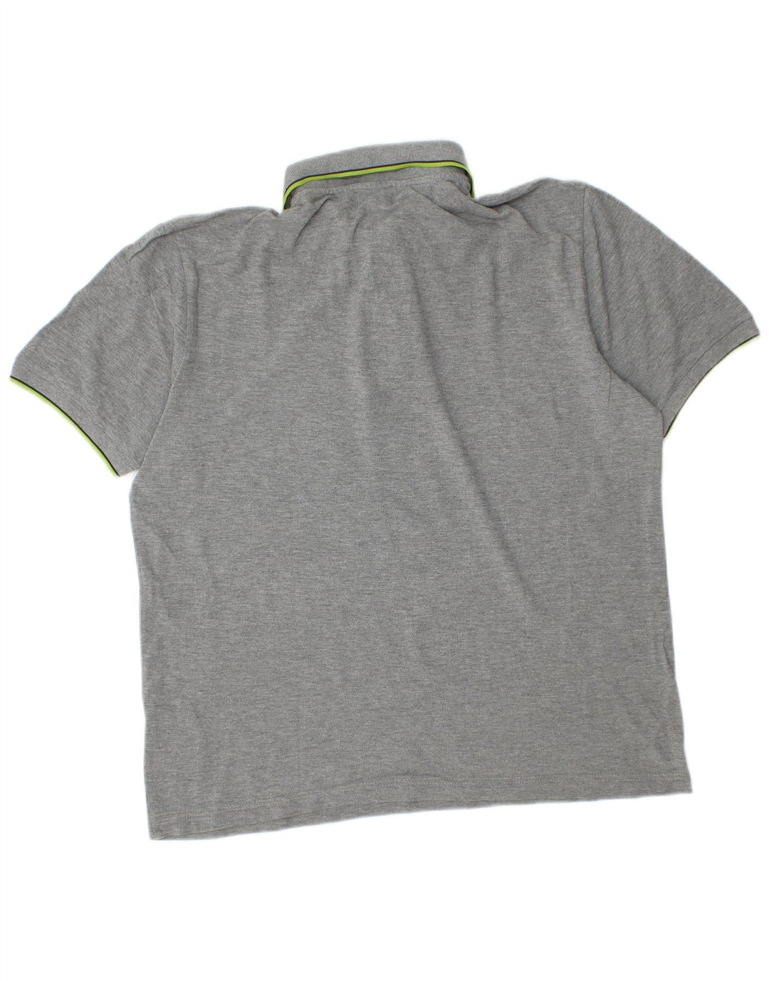 Kappa Mens Polo Shirt Large Grey Cotton