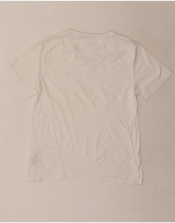 Tommy Hilfiger Mens T-Shirt Top Medium White Cotton