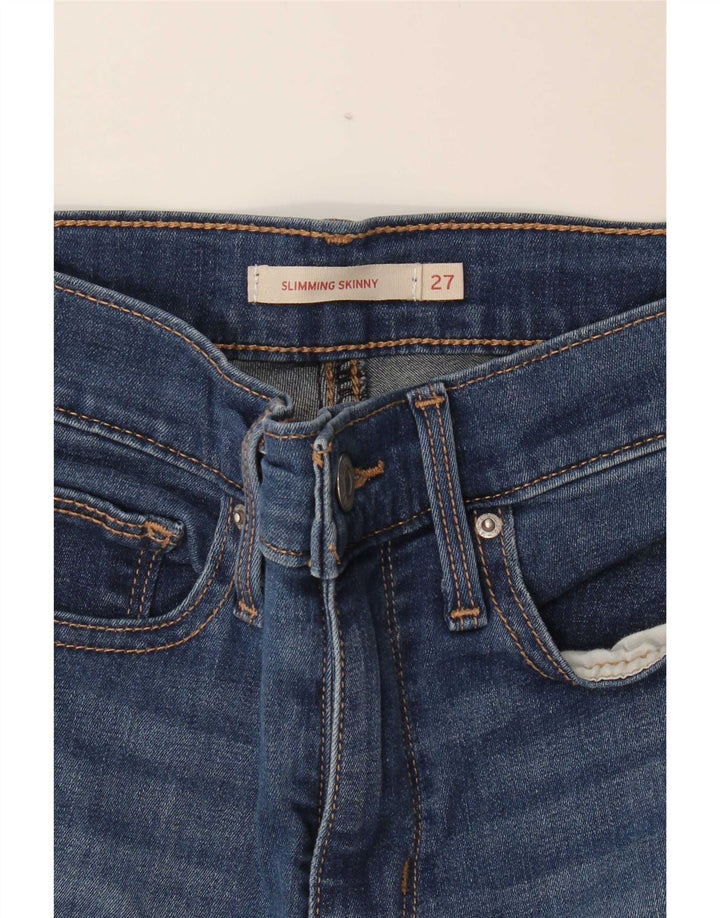 Levi's Womens Slimming Skinny Jeans W27 L29 Blue