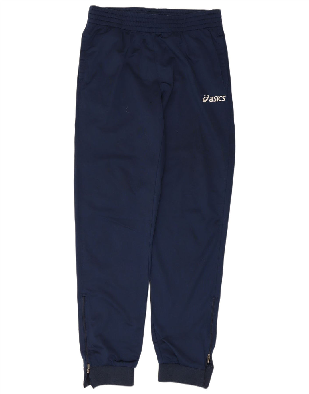Asics Mens Tracksuit Trousers Joggers XL  Navy Blue Polyester