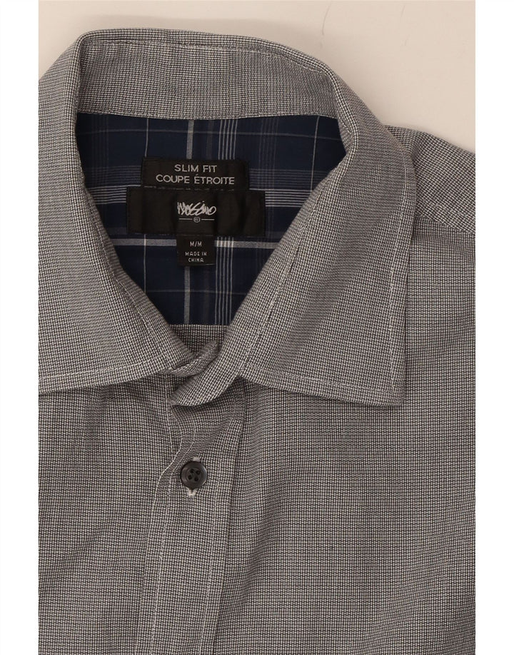 MOSSIMO Mens Slim Fit Shirt Medium Grey Check Cotton Vintage Mossimo and Second-Hand Mossimo from Messina Hembry 