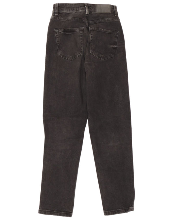 Женские джинсы с высокой талией Zara EU 32 2XS W22 L27, черные