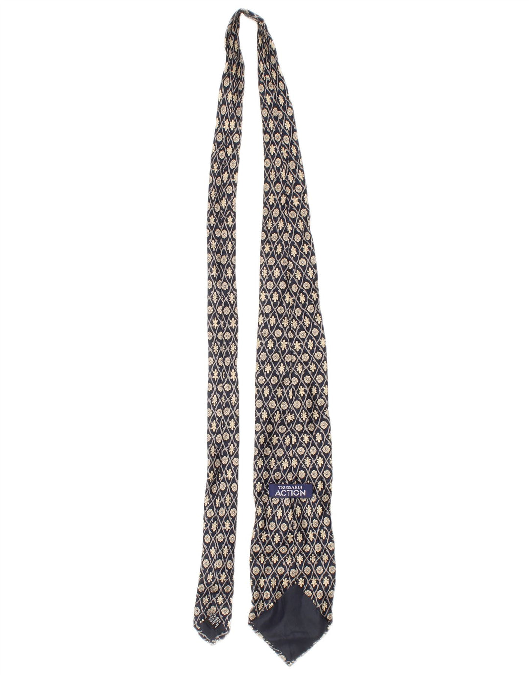 Trussardi Herre slips One Size Blue Floral Silk Classic