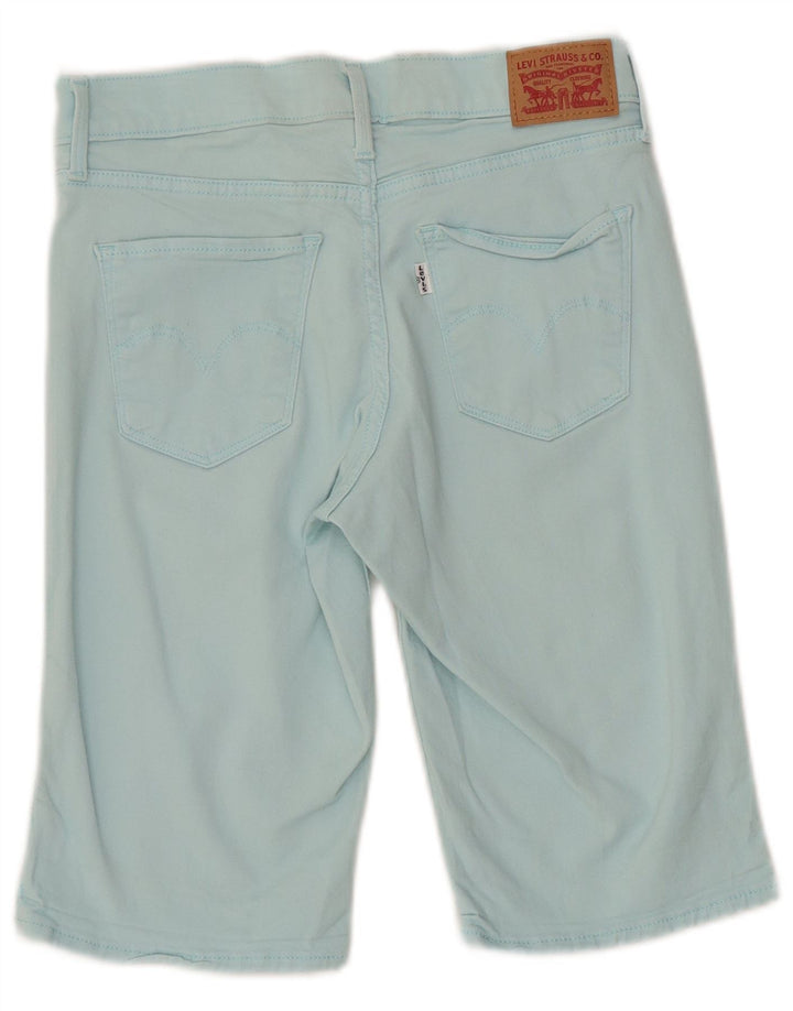 Damskie spodenki jeansowe LEVI'S W27 Małe, turkusowe, bawełniane
