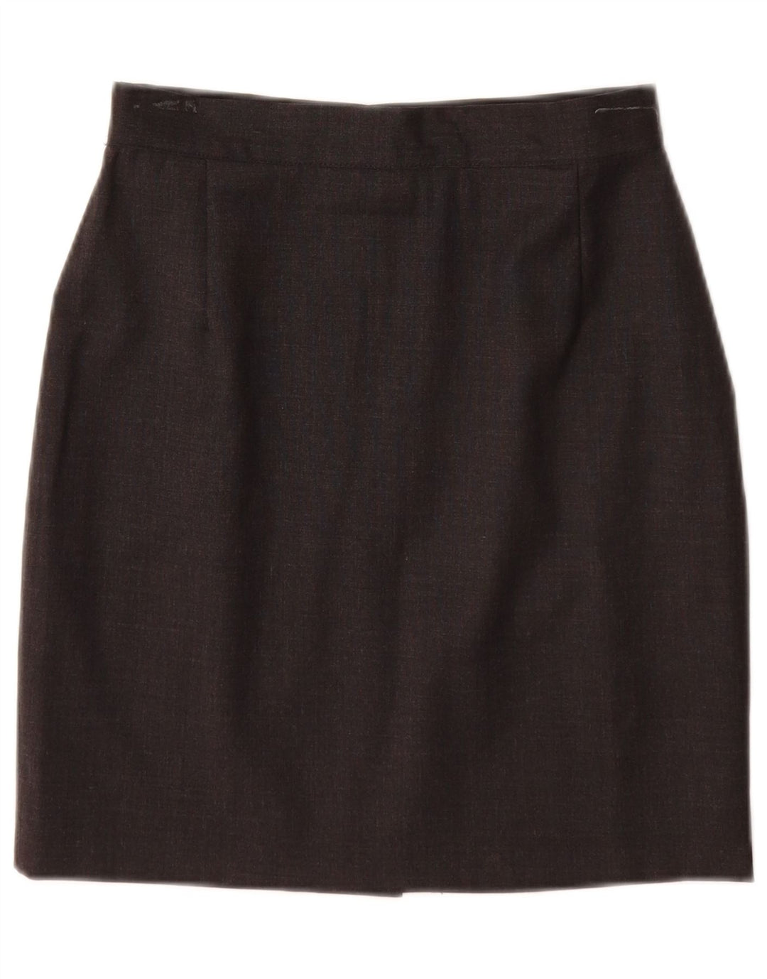 VINTAGE Womens Pencil Skirt IT 42 Medium W26  Grey Wool Vintage Vintage and Second-Hand Vintage from Messina Hembry 