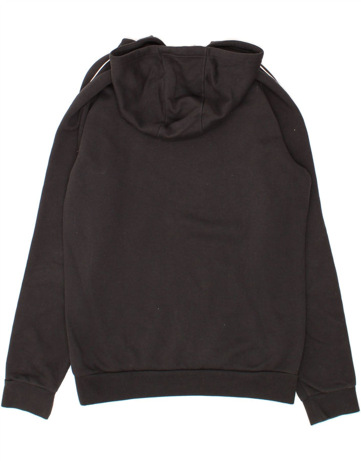 ADIDAS Mens Hoodie Jumper Medium Black Cotton Vintage Adidas and Second-Hand Adidas from Messina Hembry 