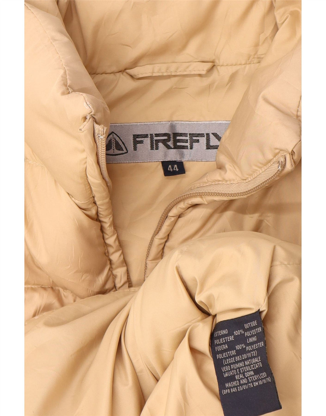 Firefly Gilet Rembourré Femme IT 44 Polyester Beige Moyen