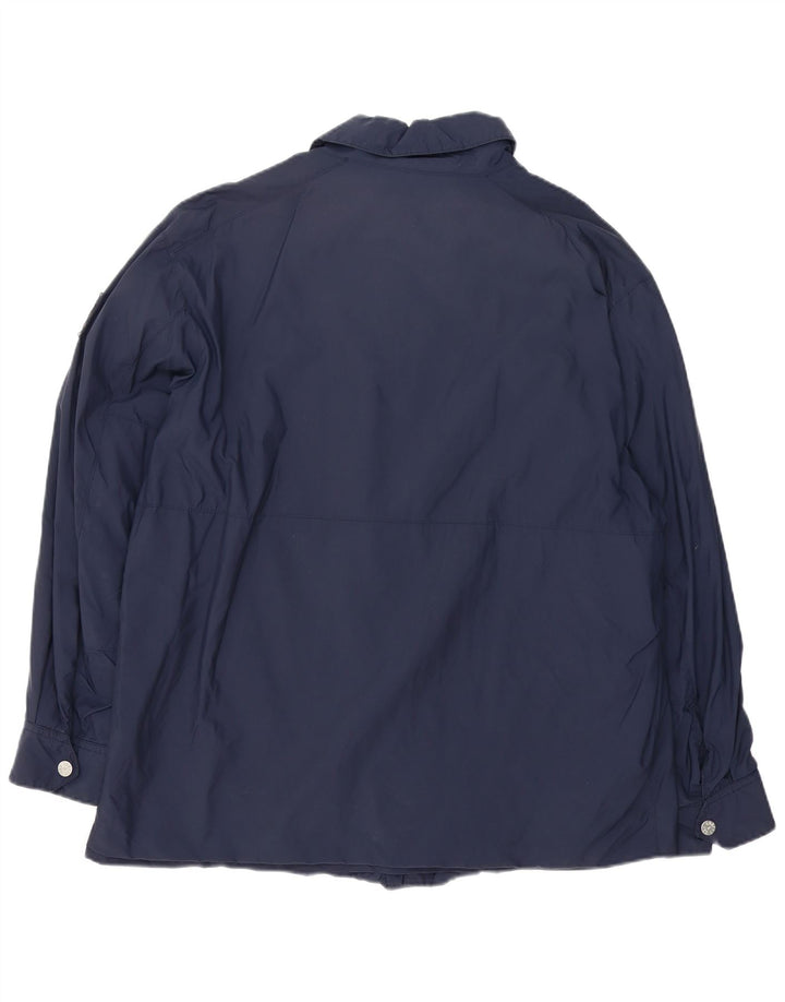 Murphy & Nye Mens Utility Jacket UK 42 XL Navy Blue Polyester